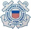 coast guard round clear decal logo
