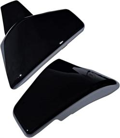 img 3 attached to 🏍️ Glossy Black Battery Side Cover for Honda Shadow 1999-2008 VLX 600 & 99-07 VT 600 C CD Deluxe (ABS, Set of 2)