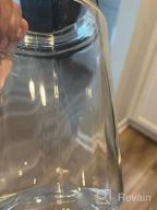 img 1 attached to Set Of 2 Large Glass Pantry Jars With Sealed Lids - Ideal For Pasta, Flour, Sugar, And More - 72 Oz Storage Capacity - EATNEAT Glass Food Storage Containers review by Brandon Teitel
