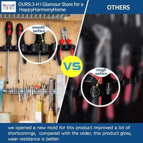 img 3 attached to 🔧 Pegboard Screwdriver Organizer: A Newly Designed 3-H Screwdriver and Wrench Holder with Enhanced Wear Resistance, Ideal Gift for Craftsmen