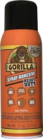 img 4 attached to Clear Gorilla Heavy Duty Spray Adhesive - 11Oz - Multipurpose, Repositionable Spray - Single Pack