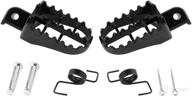 🏍️ enhance your riding experience with aramox foot pegs: 2pcs motorcycle foot pegs pedals rest footrest for yamaha pw50 pw80 tw200 логотип