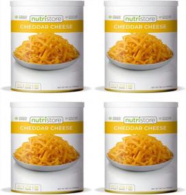 img 4 attached to Nutristore Freeze-Dried Cheddar Cheese Shreds: Amazing Taste & Quality For Snacking, Camping, Backpacking & Home Meals - 25 Year Shelf Life!