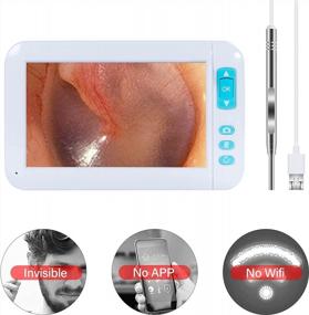 img 3 attached to Experience Perfect Ear Cleaning With 1080P HD Ear Camera And 6 LED Lights - Ear Wax Removal Tool, Waterproof Otoscope With Screen