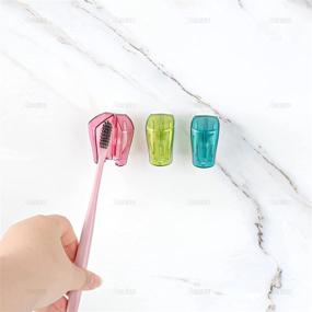 img 2 attached to 🪥 AUEAR Toothbrush with Antibacterial Properties and Suction Protective Feature