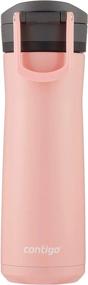 img 2 attached to 20Oz Contigo AUTOPOP Water Bottle In Pink Lemonade Color - Ideal For Hydration On-The-Go