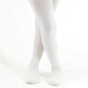 img 2 attached to 👧 Stylish and Comfy: TeeHee Kids Fashion Cotton Tights for Girls' Clothing and Socks & Tights Collection