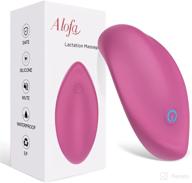 lactation massager: boost milk flow, essential breastfeeding support pump with usb magnetic charging (small, waterproof) logo