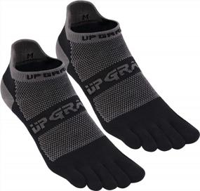 img 4 attached to Low Cut Ankle Running Toe Socks In Cotton For Men And Women With Five Finger Design