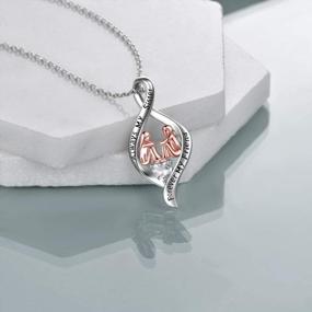 img 1 attached to Sisterly Love In Sterling Silver: WINNICACA Gift For Your Beloved Sister'S Special Occasions