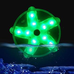 img 4 attached to Upgraded LED Color-Changing Magnetic Pool Light - IP68 Waterproof, 3.3" Aquarium Pond Spa Bath Hot Tub Light For Party Wedding Home Fish Tank (1Pcs) | Blufree Floating Pool & Spa Lights