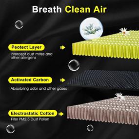 img 2 attached to 🌬️ OxyGenie CF10285 Cabin Air Filter Replacement: Camry, RAV4, Corolla, Highlander, Sienna, Tundra, 4Runner, RX350 Cabin Filter - 3-IN-1 Premium Cabin Filter with Upgraded Activated Carbon and Silver Ion Infused Fiber Layer (OGC001)