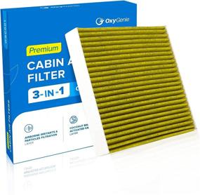 img 4 attached to 🌬️ OxyGenie CF10285 Cabin Air Filter Replacement: Camry, RAV4, Corolla, Highlander, Sienna, Tundra, 4Runner, RX350 Cabin Filter - 3-IN-1 Premium Cabin Filter with Upgraded Activated Carbon and Silver Ion Infused Fiber Layer (OGC001)