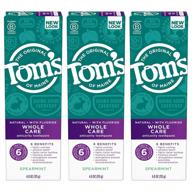 spearmint anticavity toothpaste by toms maine logo