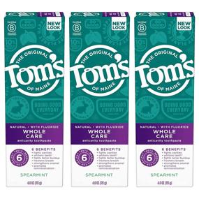 img 4 attached to Spearmint Anticavity Toothpaste by Toms Maine