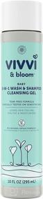 img 3 attached to VIVVI &amp; BLOOM Gentle 2-in-1 Baby Wash &amp; Shampoo Cleansing Gel, Nourishing Sensitive Skin, Tear-Free, No Sulfates, Parabens, or Dyes, 10 fl. Oz