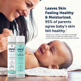 img 2 attached to VIVVI &amp; BLOOM Gentle 2-in-1 Baby Wash &amp; Shampoo Cleansing Gel, Nourishing Sensitive Skin, Tear-Free, No Sulfates, Parabens, or Dyes, 10 fl. Oz