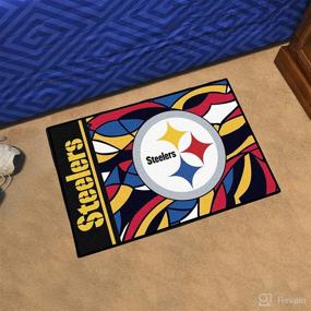 img 1 attached to 🏈 FANMATS NFL Starter Mat: The Ideal Unisex-Adult Floor Mat for Football Fans!