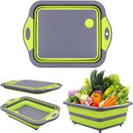 versatile collapsible cutting board and colander for home and outdoors logo
