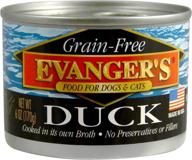 premium grain-free duck pet food by evanger's - ideal for dogs & cats logo