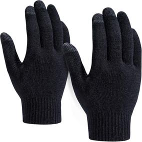 img 2 attached to 🧤 TSLA Texting Anti Slip Thermal Weather Men's Accessories: Top-rated Gloves & Mittens for Enhanced Grip