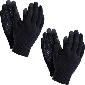 img 4 attached to 🧤 TSLA Texting Anti Slip Thermal Weather Men's Accessories: Top-rated Gloves & Mittens for Enhanced Grip