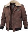 swedish bomber real leather jacket for men - blingsoul shearling leather jackets logo