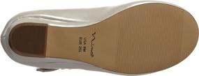 img 1 attached to 👠 Lil Seeley Toddler White Patent Girls' Shoes: Stylish Flats for Little Fashionistas!