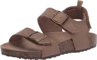 carters boys aldus sandal brown boys' shoes via sandals логотип