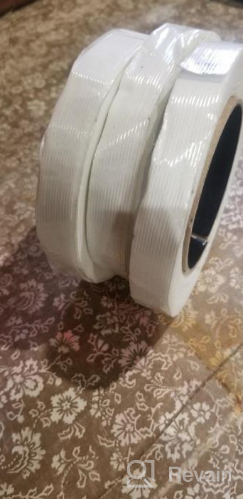 img 1 attached to USA-Made Brixwell 2 Rolls Of 3/4 Inch X 60 Yard Clear Filament Strapping Tape For Secure Packaging review by Tom Tucker