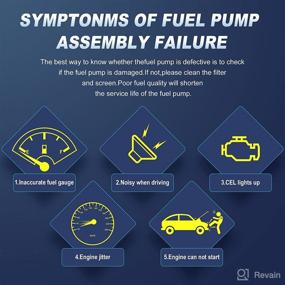 img 3 attached to High-Quality MOSTPLUS Electric Fuel Pump Assembly - Compatible with Ford Mustang 2005 V6 4.0L V8 4.6L - Replace E2457M Efficiently