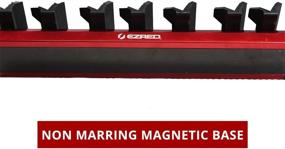 img 2 attached to EZRED - Magnetic Wrench Organizer WR10-RD: Organize Up To 10 Wrenches With Individual Magnetic Holders & Bottom