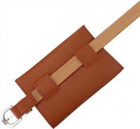 img 1 attached to Ayliss женская модная поясная сумка из искусственной кожи со съемным поясным мешочком - идеально подходит для путешествий и повседневного использования