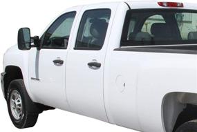 img 2 attached to Top-Quality Heavy Duty Mud Flaps Guards for 2007-2013 Silverado 1500 - Front & Rear Set of 4