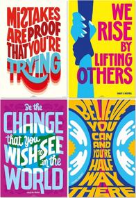 img 2 attached to Neatz Growth Mindset Posters, Classroom Decor For High School, Middle School, College & Home Office - Set Of 12 Motivational Posters, 15 X 22” - Perfect As Classroom Decorations, Classroom Posters, Inspirational Posters, Office Decor, & Teacher Supplies