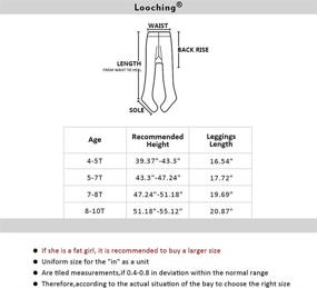 img 3 attached to Stretchy Casual Leggings Footless Tights Girls' Clothing via Leggings