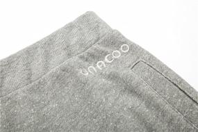 img 2 attached to 👕 UNACOO Active Boys' Clothing with Fleece Cotton and 2 Pockets