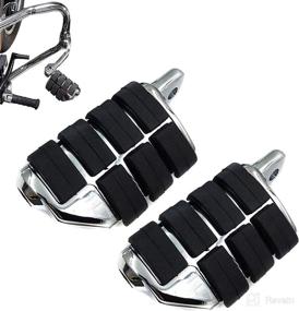 img 4 attached to 🏍️ Highway Pegs Footrest, Chrome Motorcycle Foot Pegs for Road King and Electra Glide, Durable Aluminum Footboard