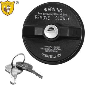 img 3 attached to 🔒 FOXSEON Locking Gas Cap - Ultimate Fuel Security for Dodge Ram, Challenger, Cherokee & More – Replace 05278655AB, 5278655AB