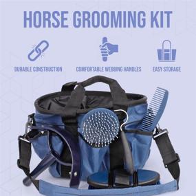 img 3 attached to 7 Piece Horse Supplies Grooming Kit