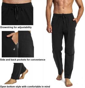img 2 attached to HARTPOR Men'S Loose-Fit Joggers: Stylish Athletic Sweats For Running, Yoga & Casual Wear