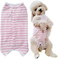 🐾 kukaster pet dog recovery suit: post surgery shirt for puppies, wound protective clothes for little animals логотип