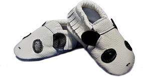 img 1 attached to 🍋 Lemon Lime Baby Moccasins: Crawling Star Moon Boys' Slipper Shoes