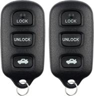 convenient keyless option: gq43vt14t car 🔑 key replacement | 2-pack remote control fob логотип