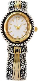 img 3 attached to 2Tone Western Decorated Womens Bangle Women's Watches
