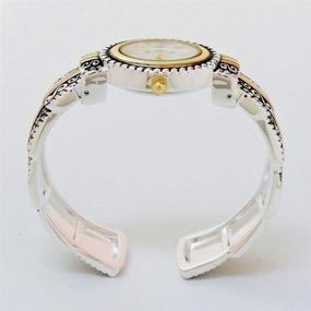 img 1 attached to 2Tone Western Decorated Womens Bangle Women's Watches