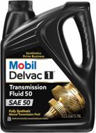 🚚 mobil delvac synthetic transmission fluid 50, 1 gallon logo