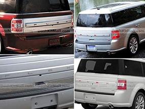 img 1 attached to 🔠 SF Sales USA - Black Lettering Flex Tailgate Inserts 2013-up - Non-Decal Option