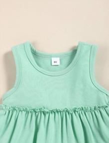 img 2 attached to Cute And Comfy: Baby Girl Summer Shorts And Outfits By Oklady