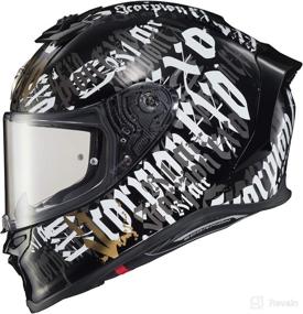 img 4 attached to Scorpion R1 Air Helmet - Blackletter (Small) (Black)